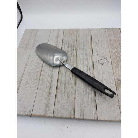 Unbranded #2 Advertising Stainless Steel Measuring Scoop 10 3/4" Black Handle - Picture 5 of 8